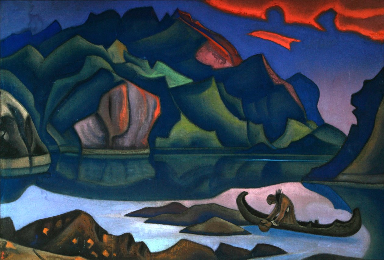 Ukryty skarb”, 1947. autorstwa Nicholas Roerich