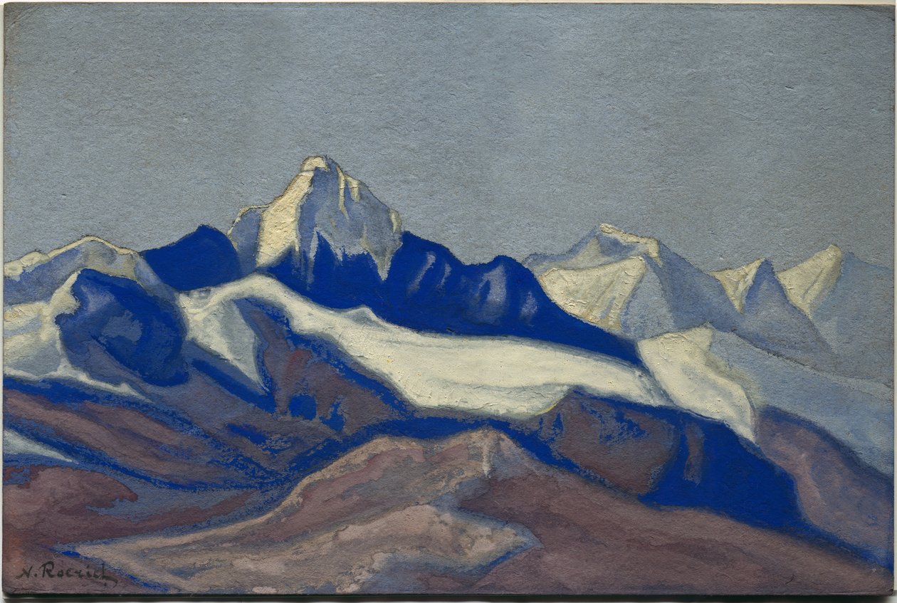 Himalaje, 1945 autorstwa Nicholas Roerich