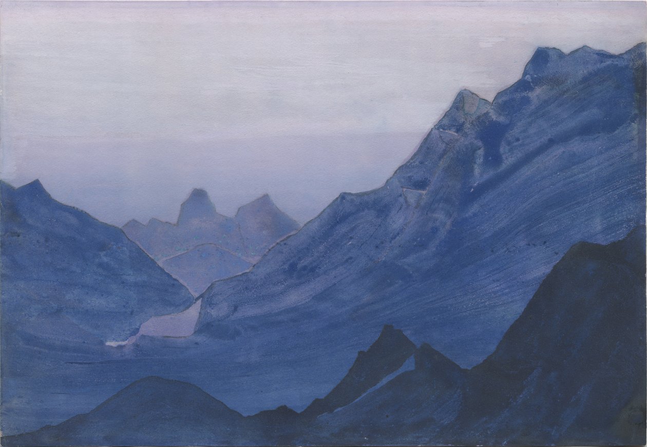 Himalaje, okładka albumu, 1934 autorstwa Nicholas Roerich