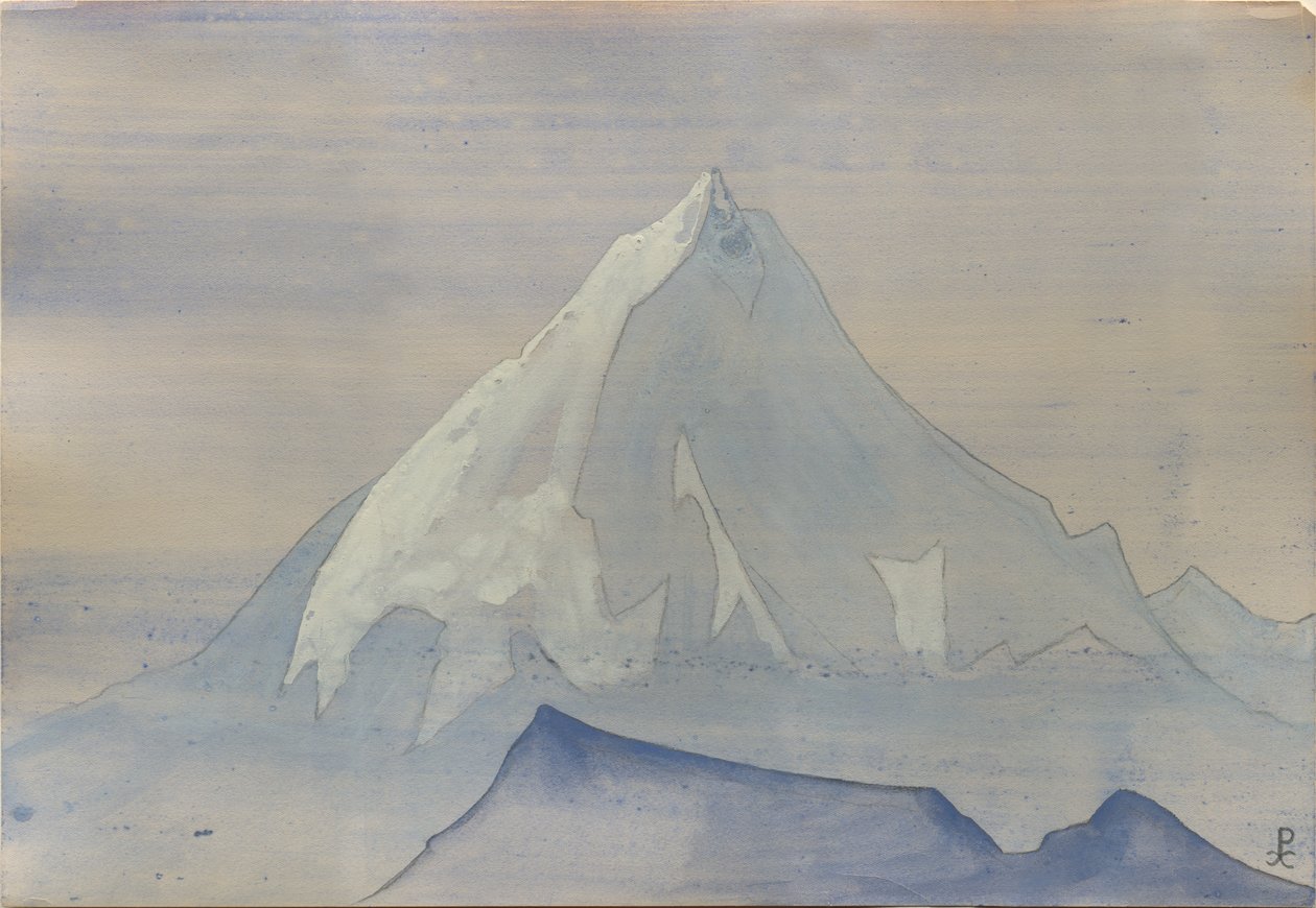 Himalaje, karta albumu, 1934 autorstwa Nicholas Roerich