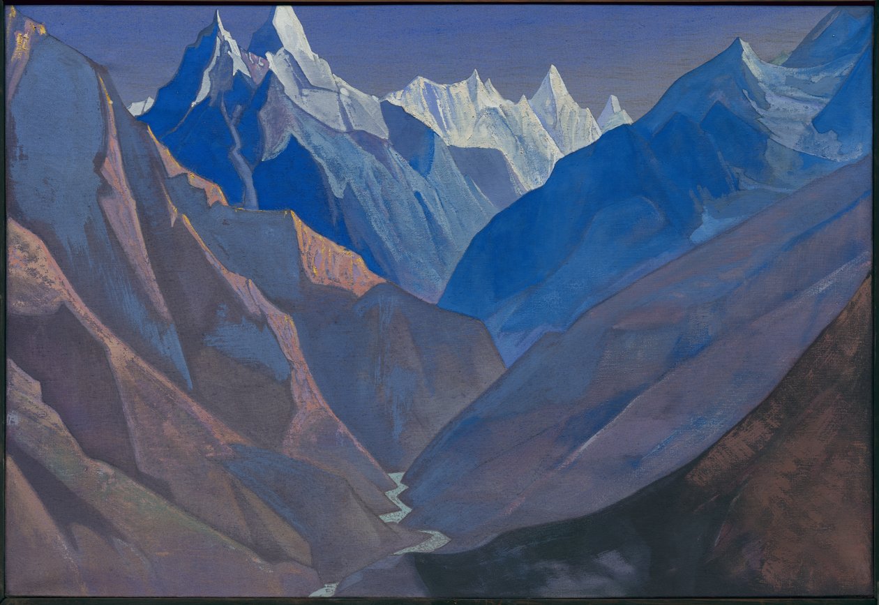 Góra „M”, 1931 autorstwa Nicholas Roerich