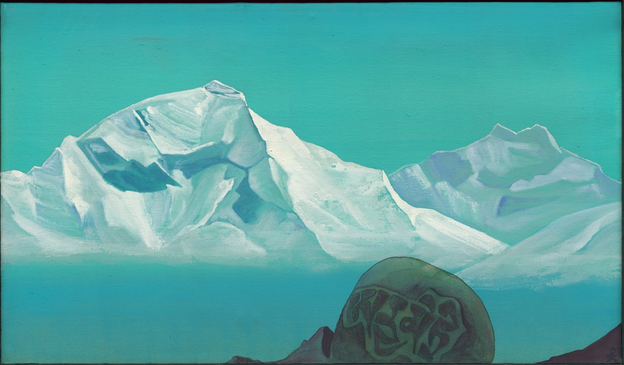 Ścieżka do Kailas, cykl „Święte Góry”, 1933 autorstwa Nicholas Roerich