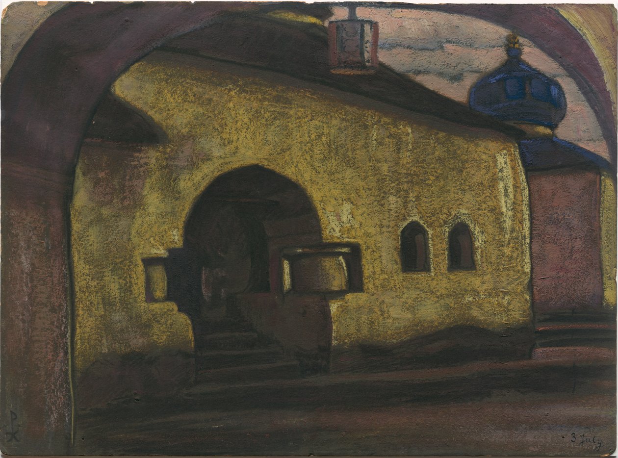 Psków, 1922 autorstwa Nicholas Roerich