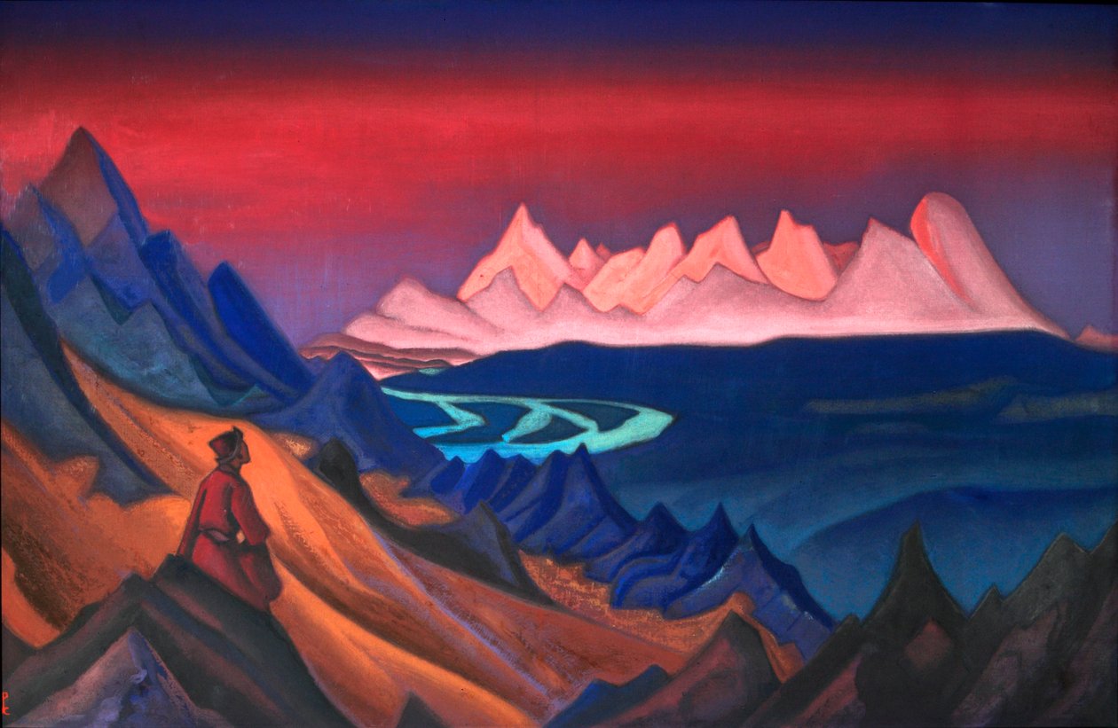 Pieśń Szambali”, 1943. autorstwa Nicholas Roerich