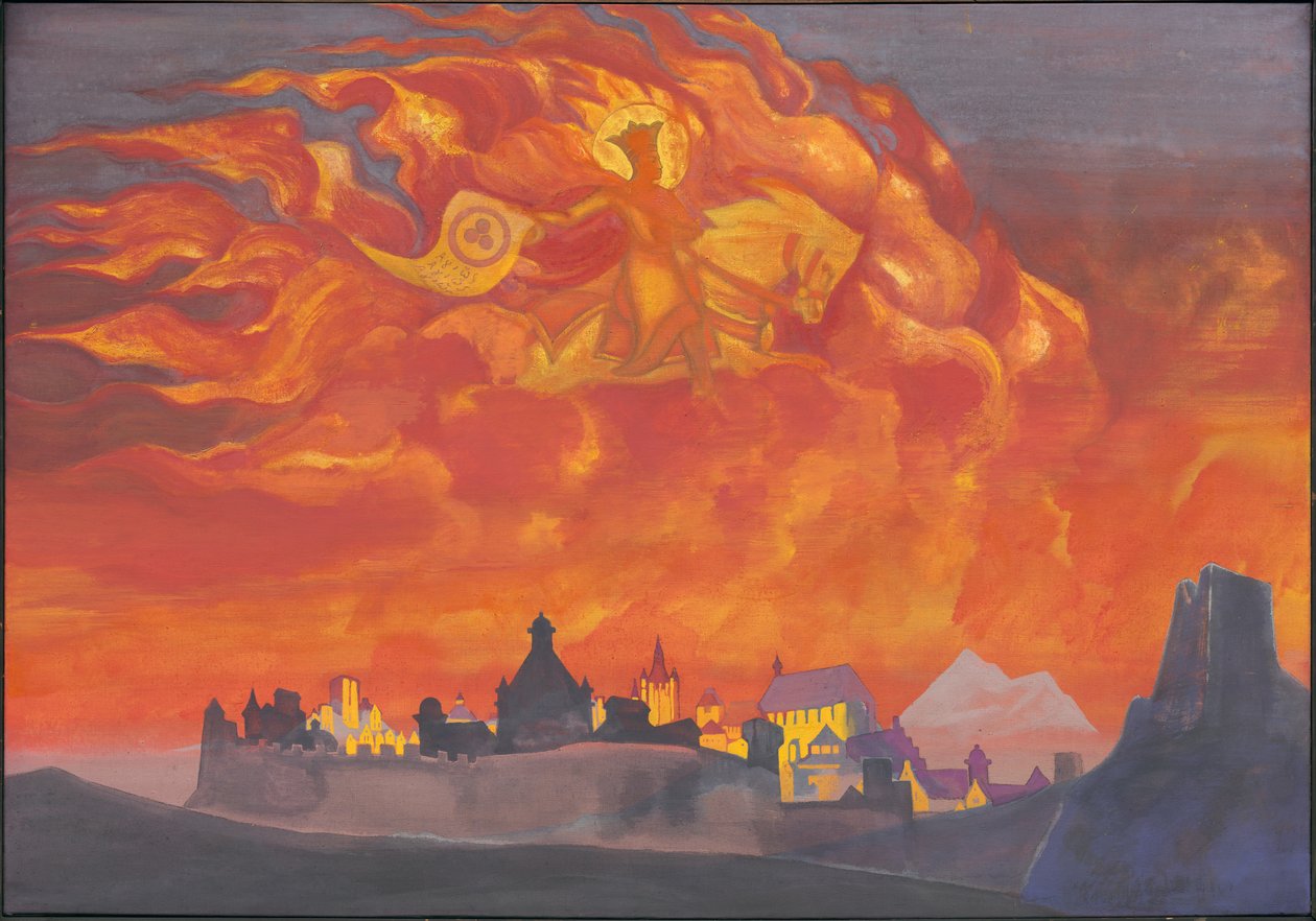 Sophia – Mądrość Wszechmogącego, 1932 autorstwa Nicholas Roerich
