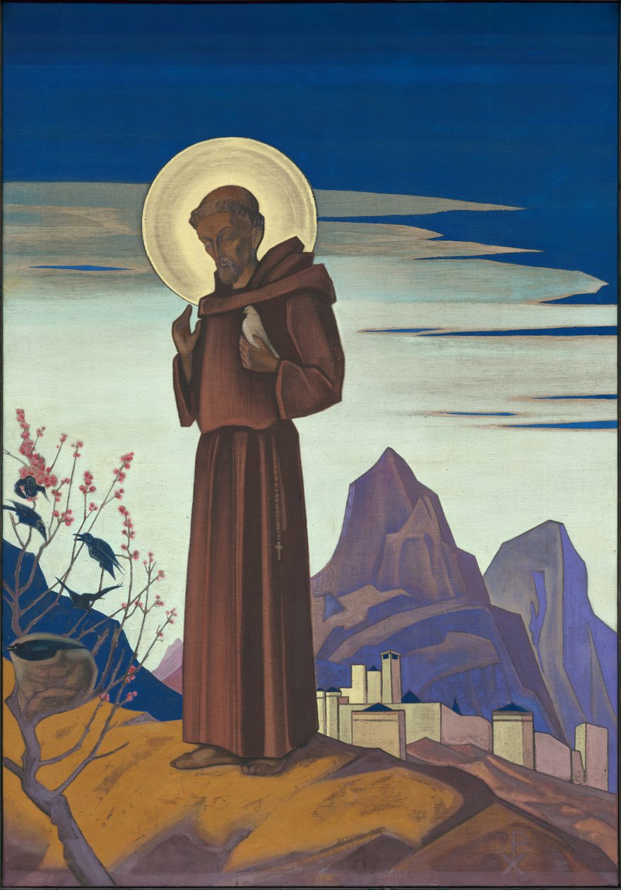 Św. Franciszek, 1932 autorstwa Nicholas Roerich