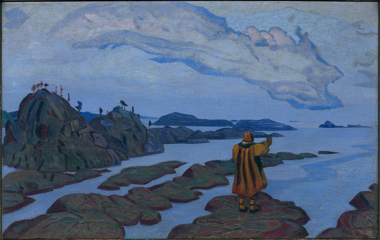 Komenda, apartament „Heroica”, 1917 autorstwa Nicholas Roerich