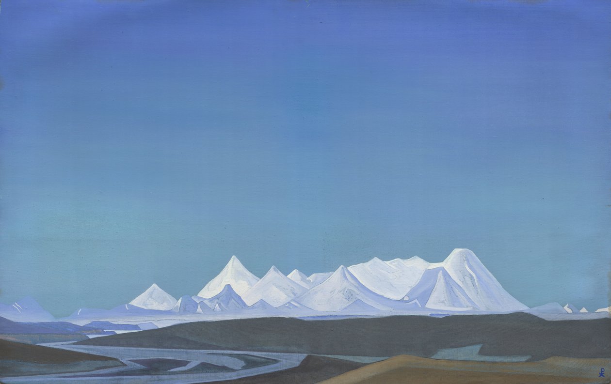Największe i najświętsze z Tangla, 1932 autorstwa Nicholas Roerich