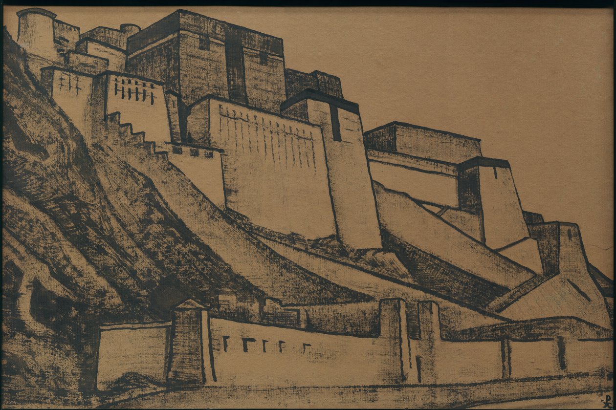 Święte, seria „Ścieżka tybetańska”, 1924 autorstwa Nicholas Roerich