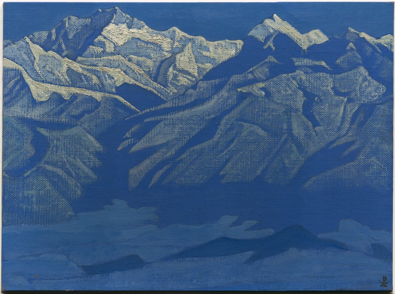 The Range, seria „Himalayan”, 1924 autorstwa Nicholas Roerich