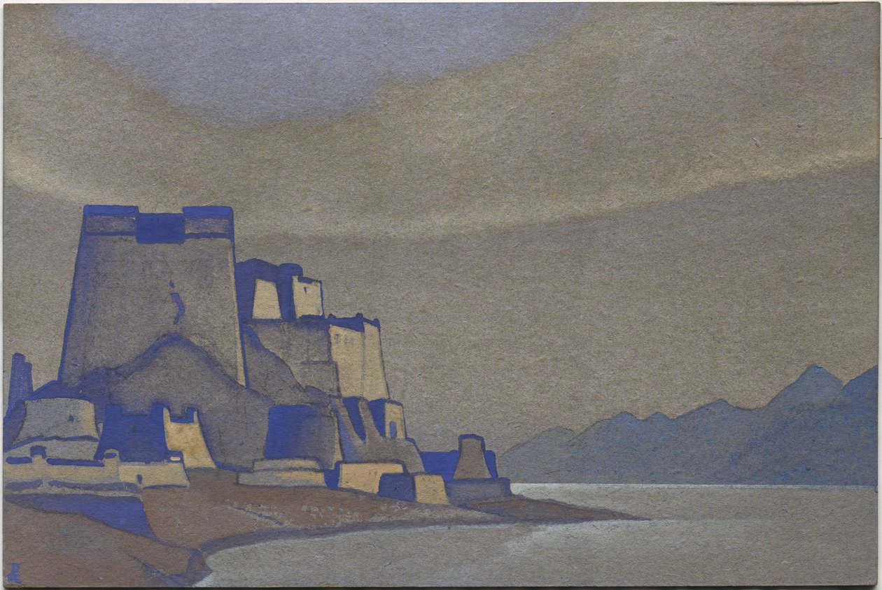 Tybet, Dzong, 1936 autorstwa Nicholas Roerich