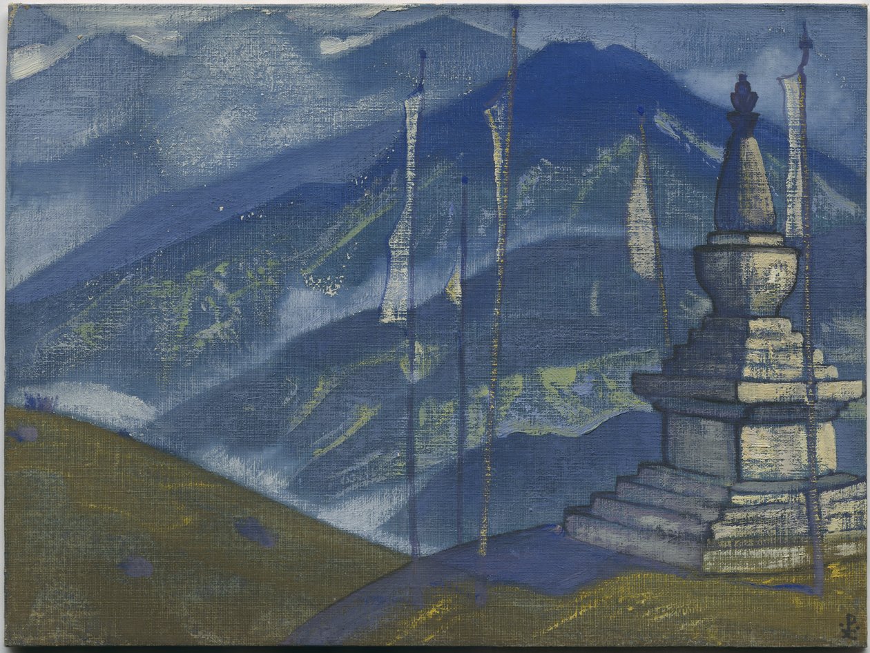 Fale mgły, seria „Himalayan”, 1924 autorstwa Nicholas Roerich