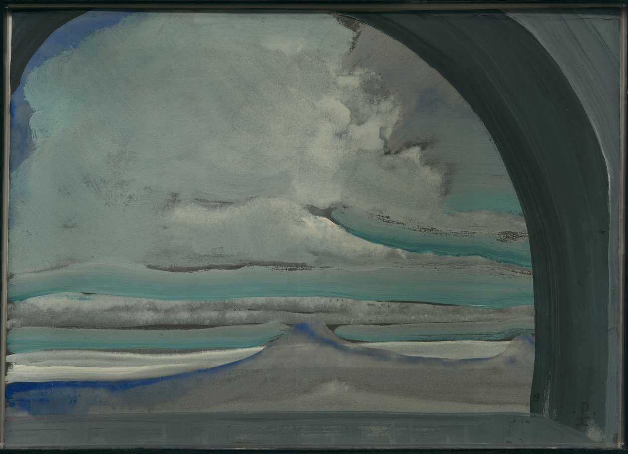 Biała chmura, 1922 autorstwa Nicholas Roerich