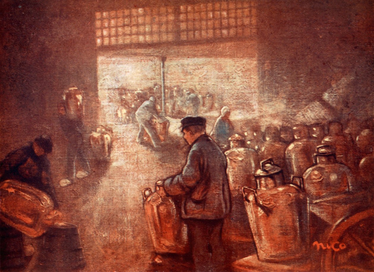 Mleczarnia, 1904 r. autorstwa Nico Jungman