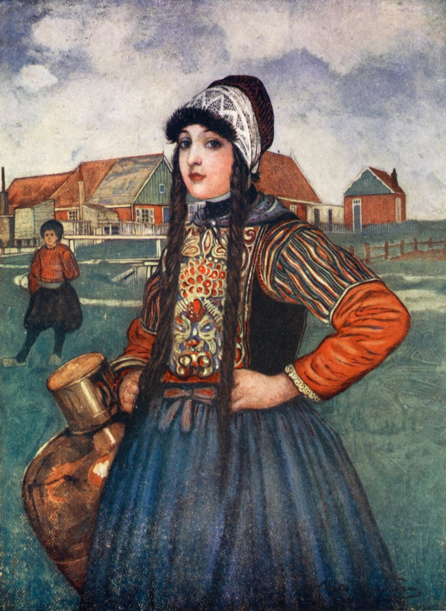 Dziewczyna z Marken, 1904 autorstwa Nico Jungman