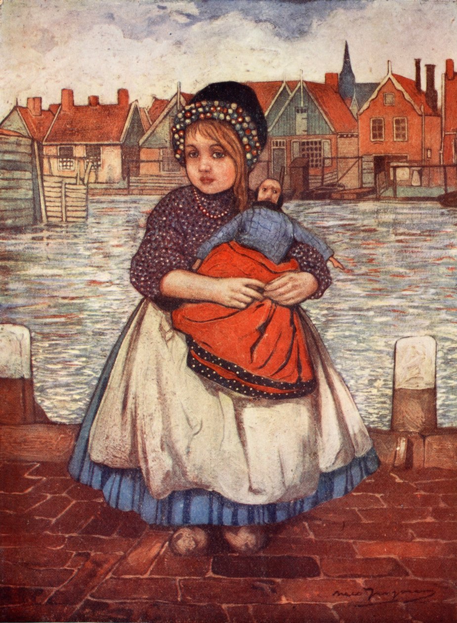 Dziewczyna z lalką, 1904 autorstwa Nico Jungman