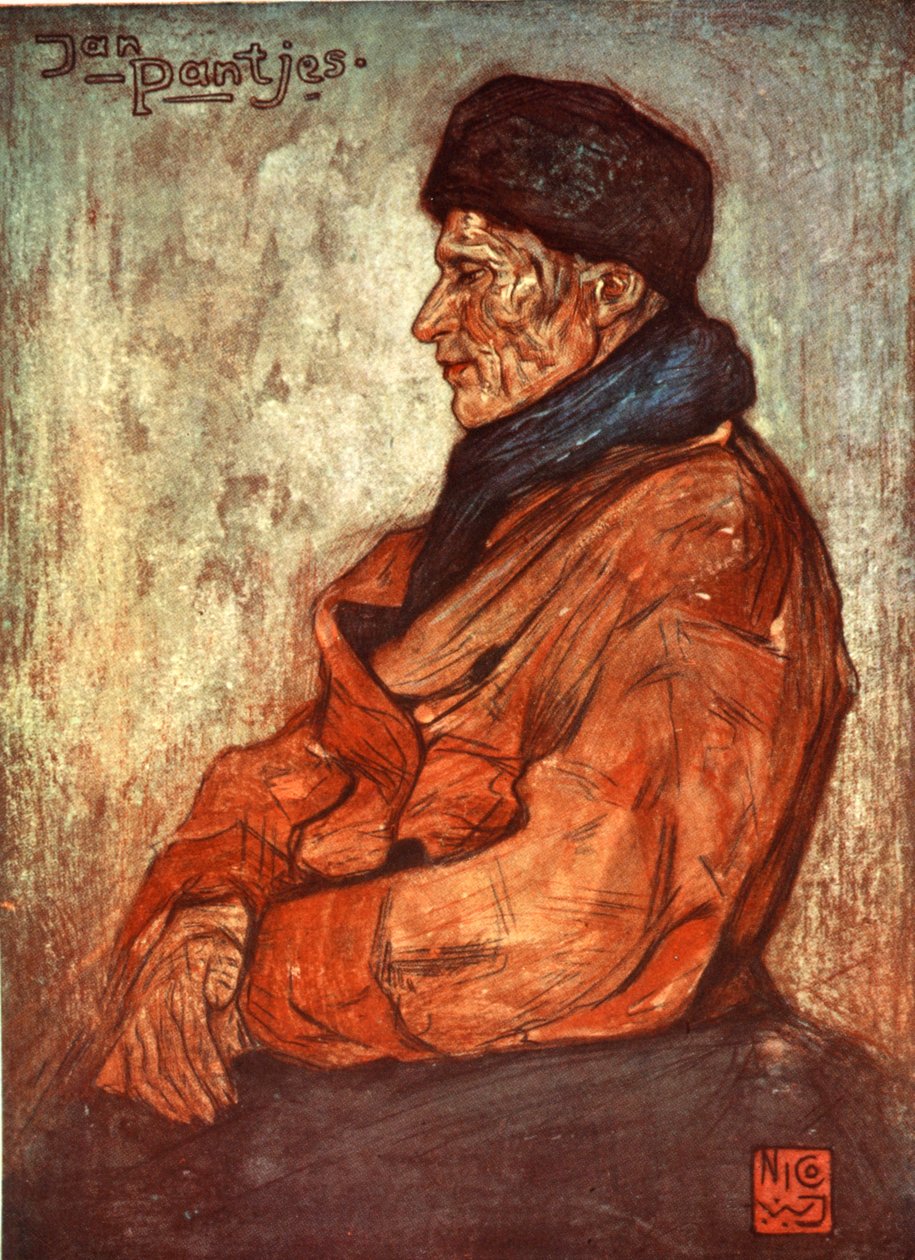 Stary rybak, 1904 autorstwa Nico Jungman
