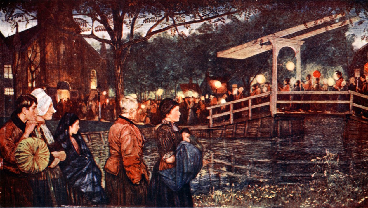 Procesja religijna I, 1904 autorstwa Nico Jungman