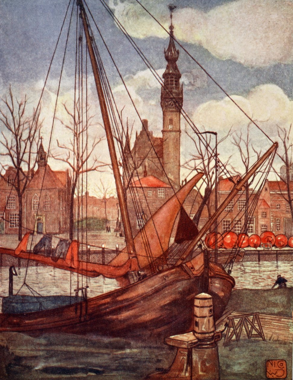 Veere, 1904 autorstwa Nico Jungman