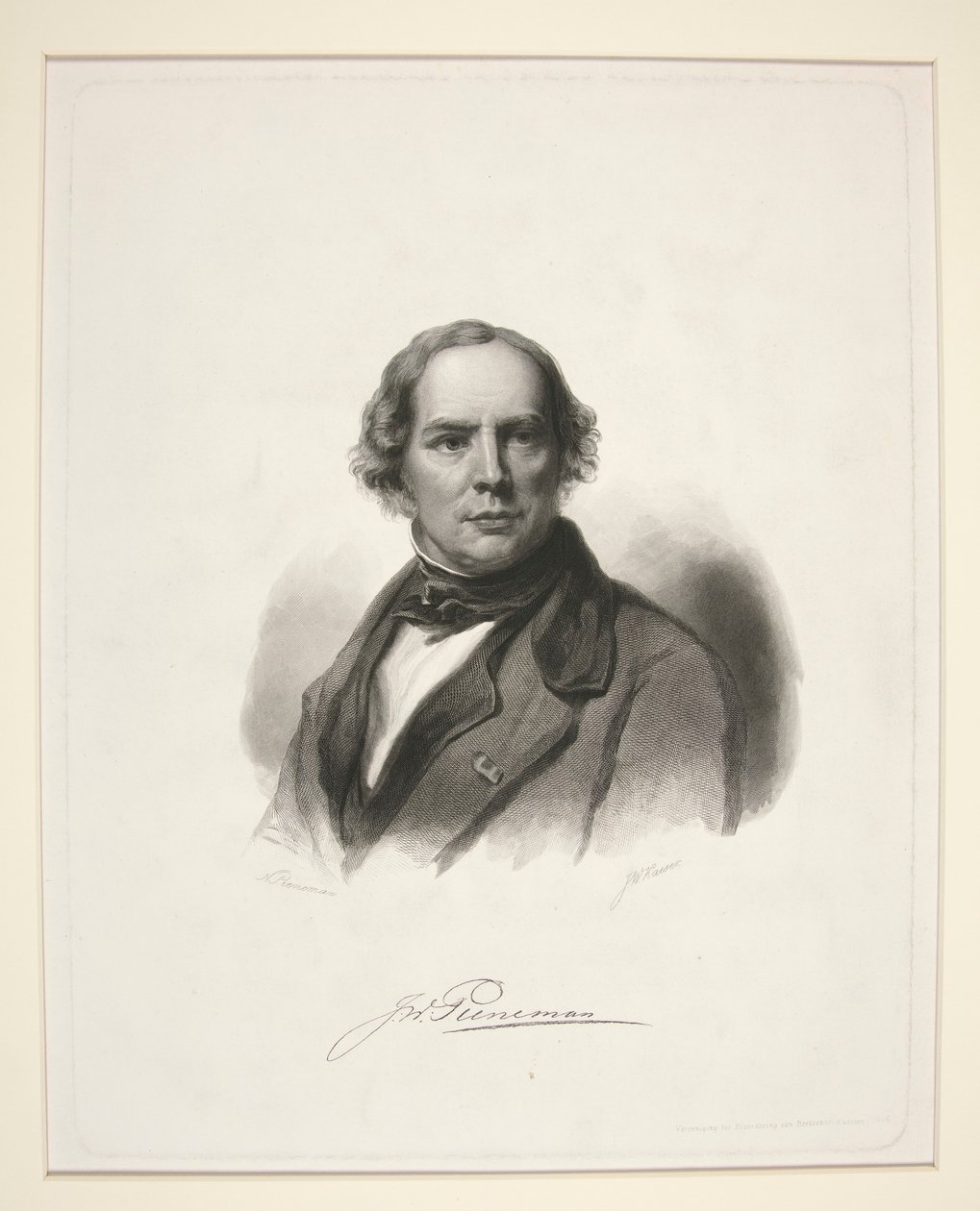 Portret J.W. Mniejszy autorstwa Nicolaas Pieneman