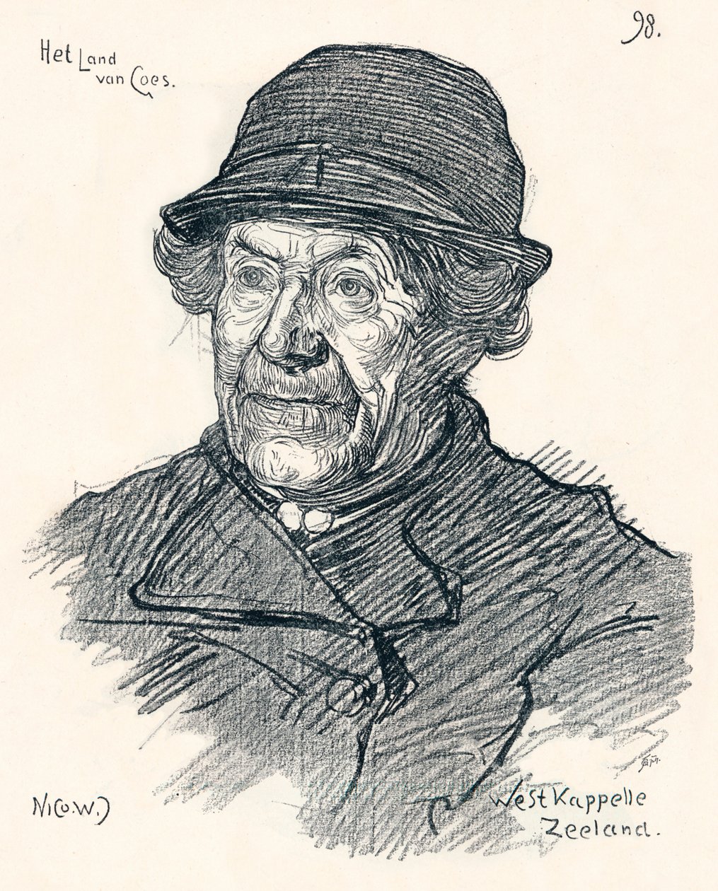 Szkic Nico Jungmanna, c1900 autorstwa Nicolaas Wilhelm Jungmann