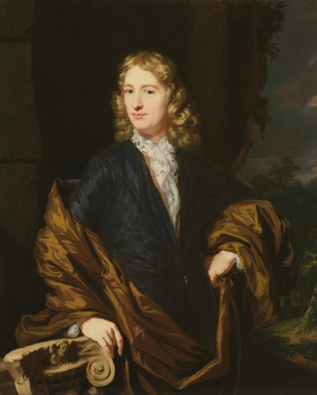 Portret młodego mężczyzny autorstwa Nicolaes Maes