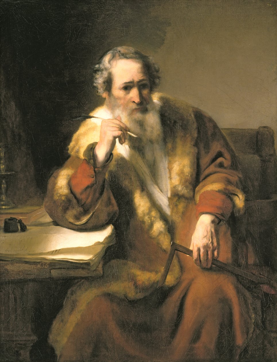 Apostoł Tomasz autorstwa Nicolaes Maes