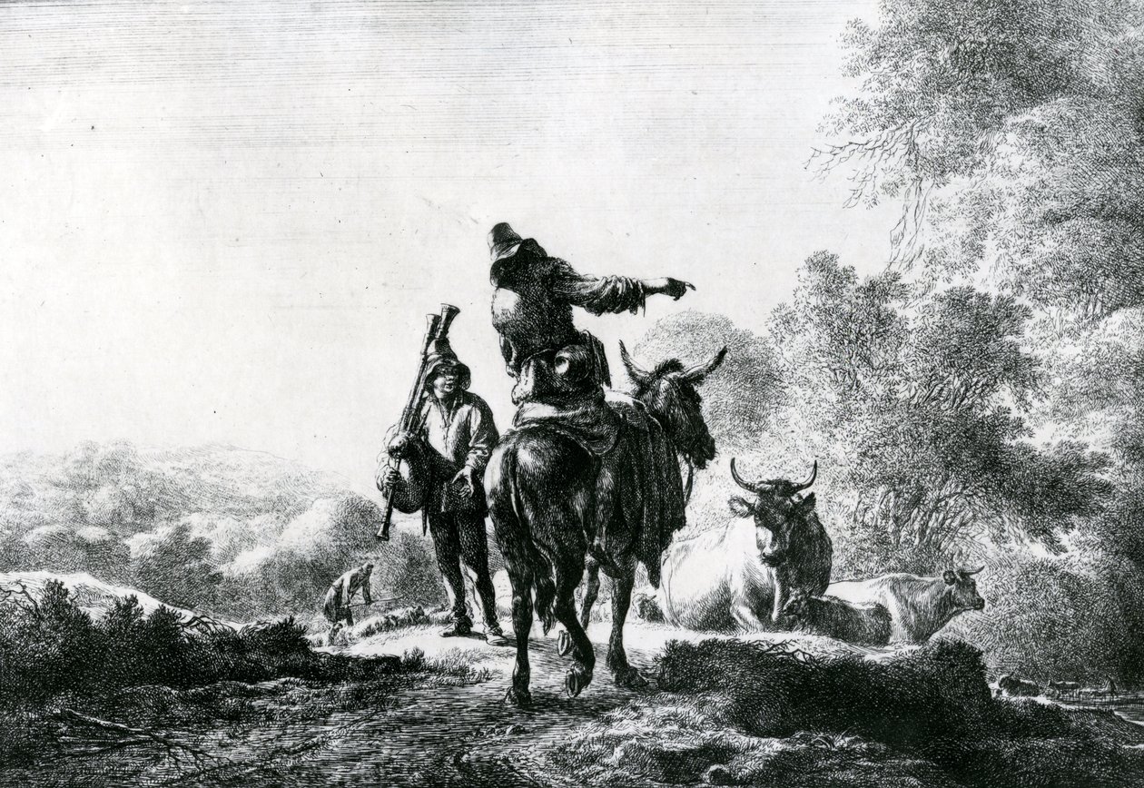 Worek Dudziarz autorstwa Nicolaes Pietersz. Berchem