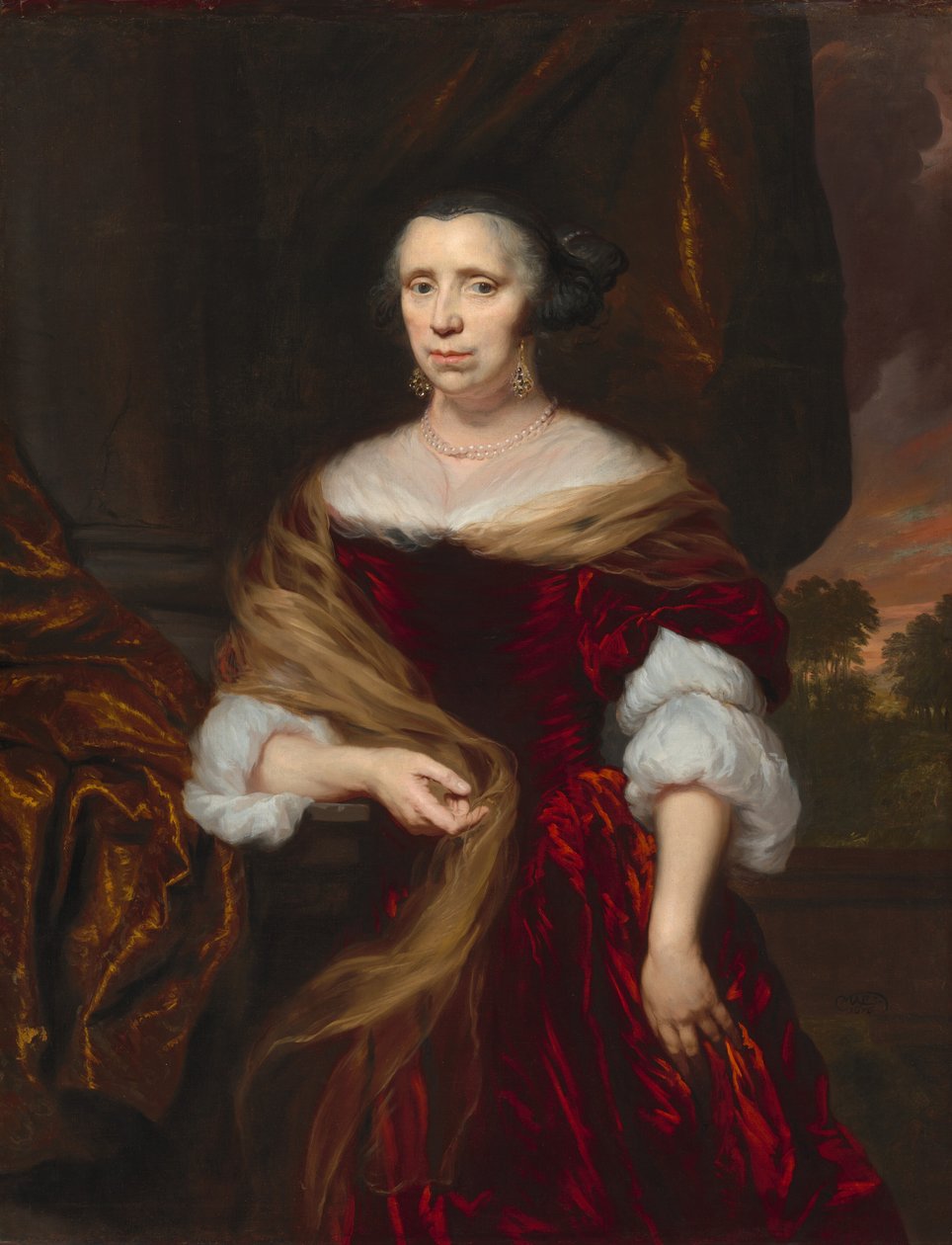 Portret damy autorstwa Nicolaes Maes