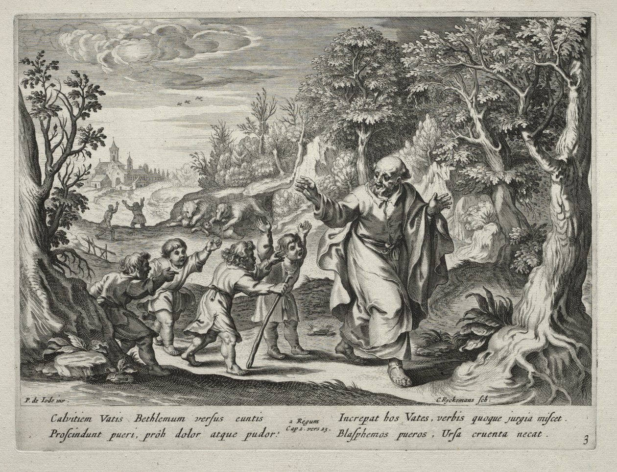 Historia Elizeusza, 1643. autorstwa Nicolaes Rijckmans