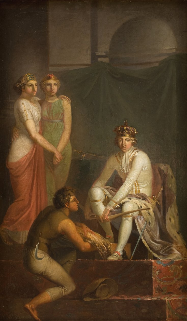 Zniesienie adkrypcji w 1788 r. autorstwa Nicolai Abildgaard