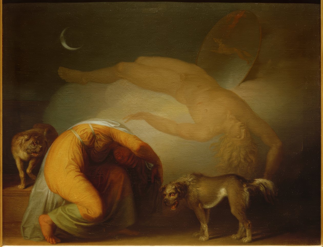 Duch Culmina pojawia się jego matce autorstwa Nicolai Abraham Abildgaard