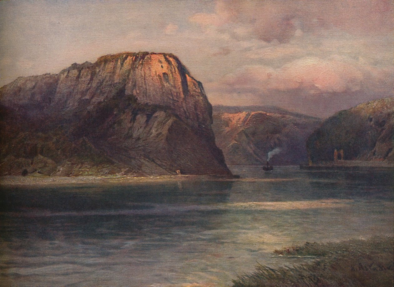 Die Loreley, Lorelei, 1923. autorstwa Nicolai Astudin