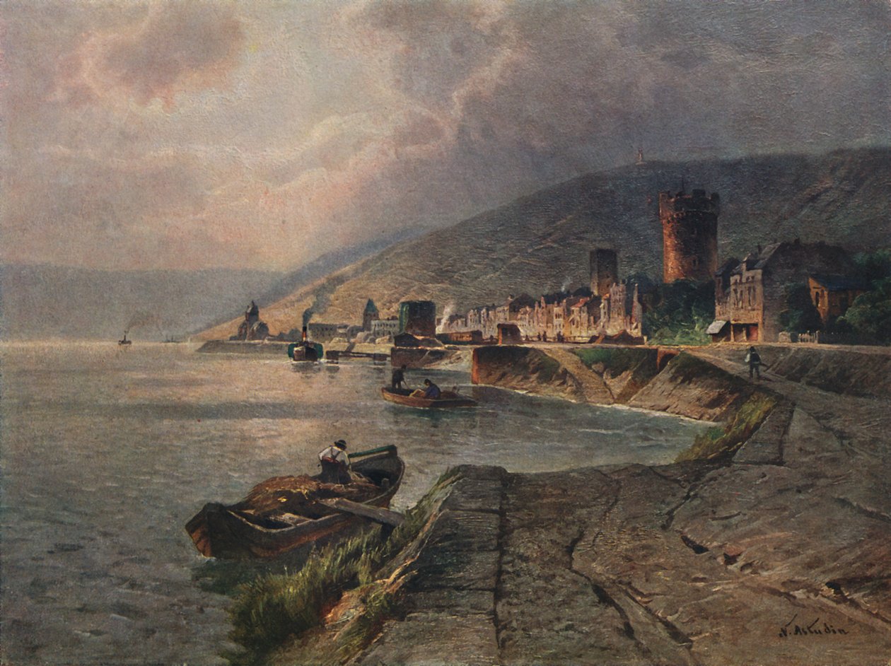 Rudesheim, 1923. autorstwa Nicolai Astudin