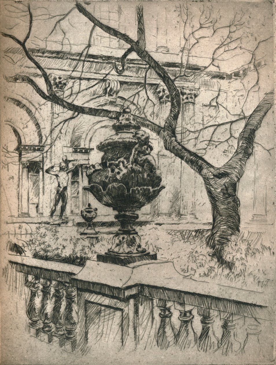 „Bank Anglii”, 1925 autorstwa Nicolai Hammer