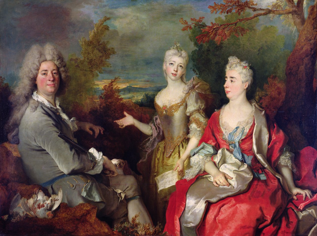 Гэр бүлийн хөрөг, 1710 он autorstwa Nicolas de Largillière