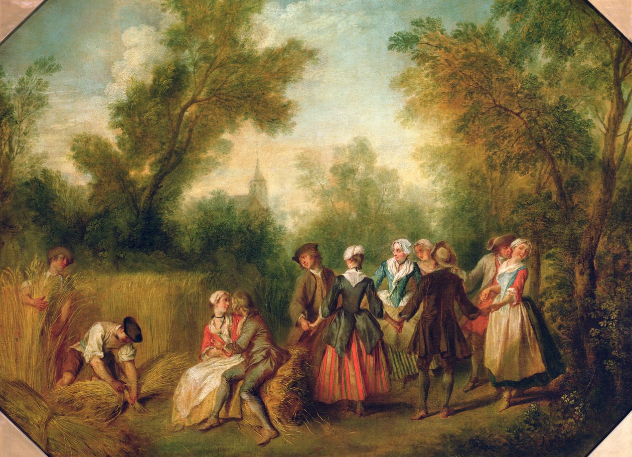 Lato lub taniec, 1738 autorstwa Nicolas Lancret