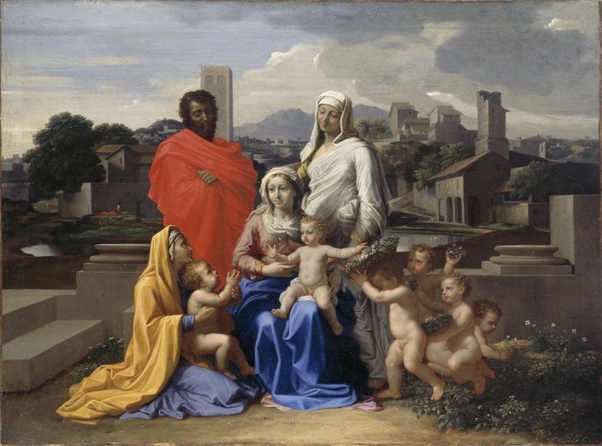 święta Rodzina autorstwa Nicolas Poussin