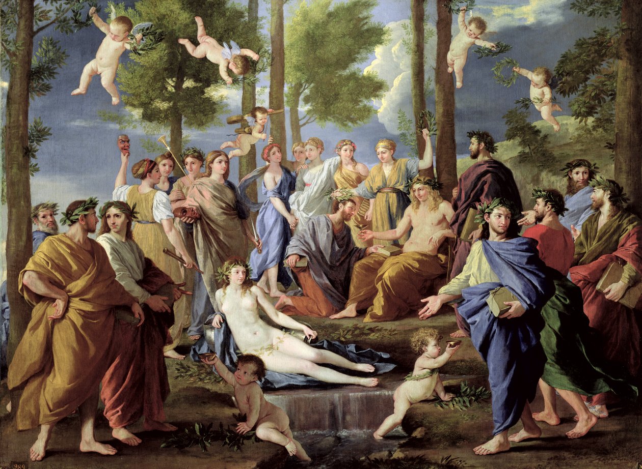 Parnas, 1626 autorstwa Nicolas Poussin