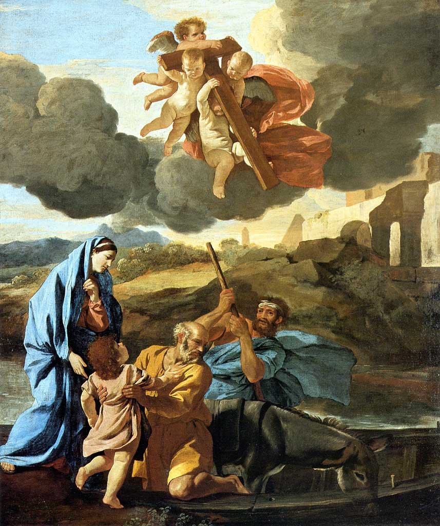 Powrót z Egiptu autorstwa Nicolas Poussin