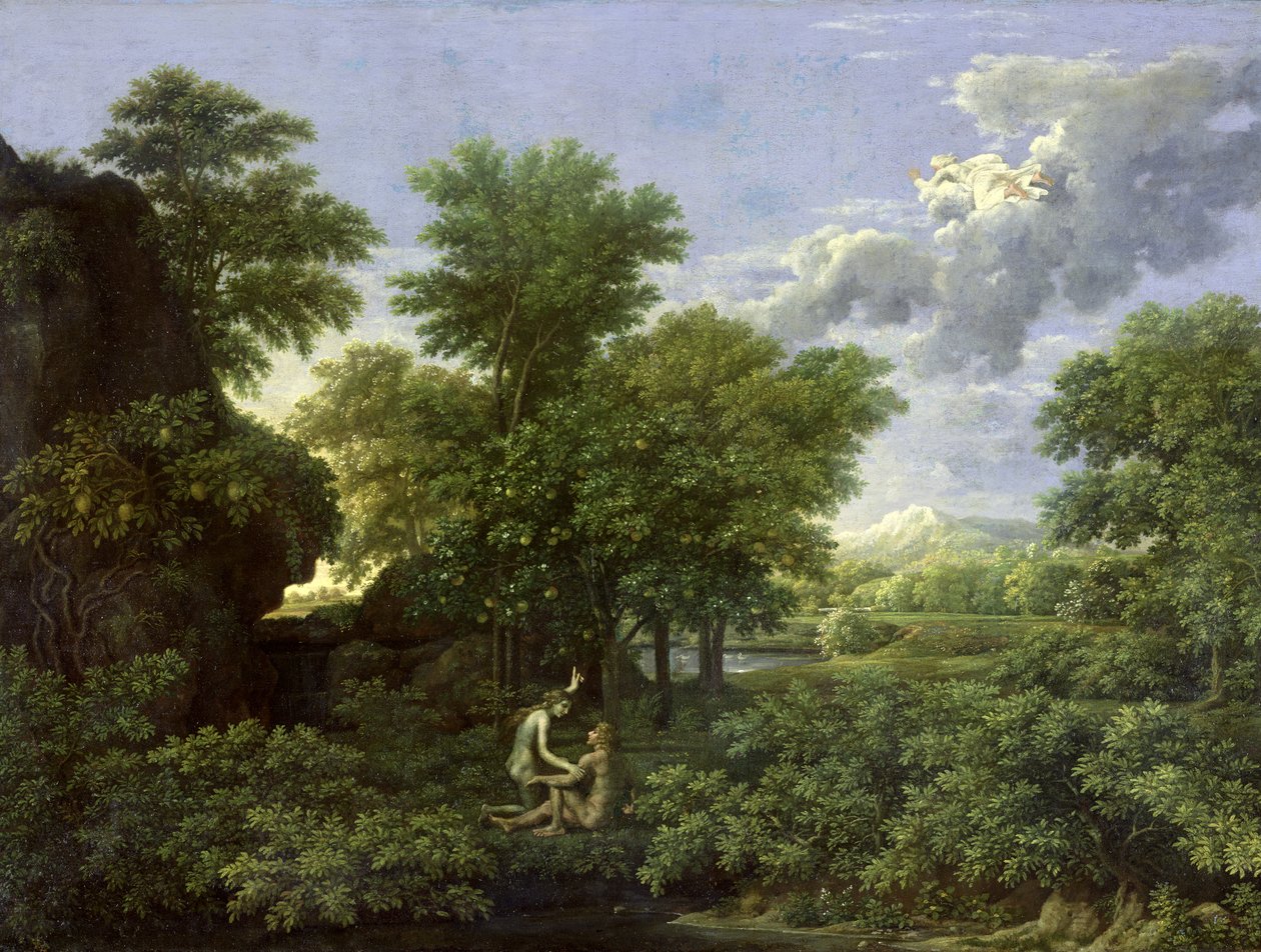 Wiosna, czyli ogród Eden autorstwa Nicolas Poussin