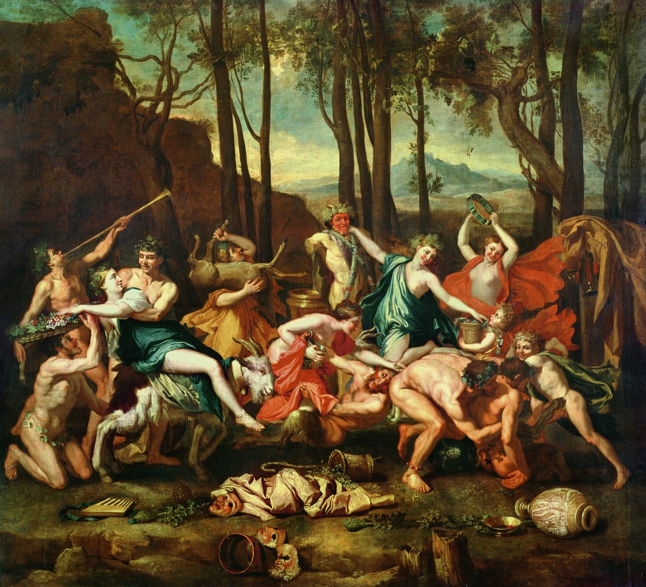 Triumf Pan autorstwa Nicolas Poussin