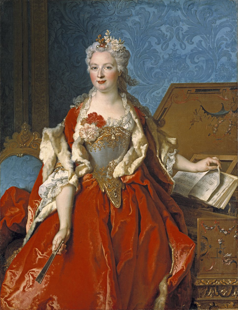 Małgorzata de Seve, 1729 (para 283897) autorstwa Nicolas de Largillière
