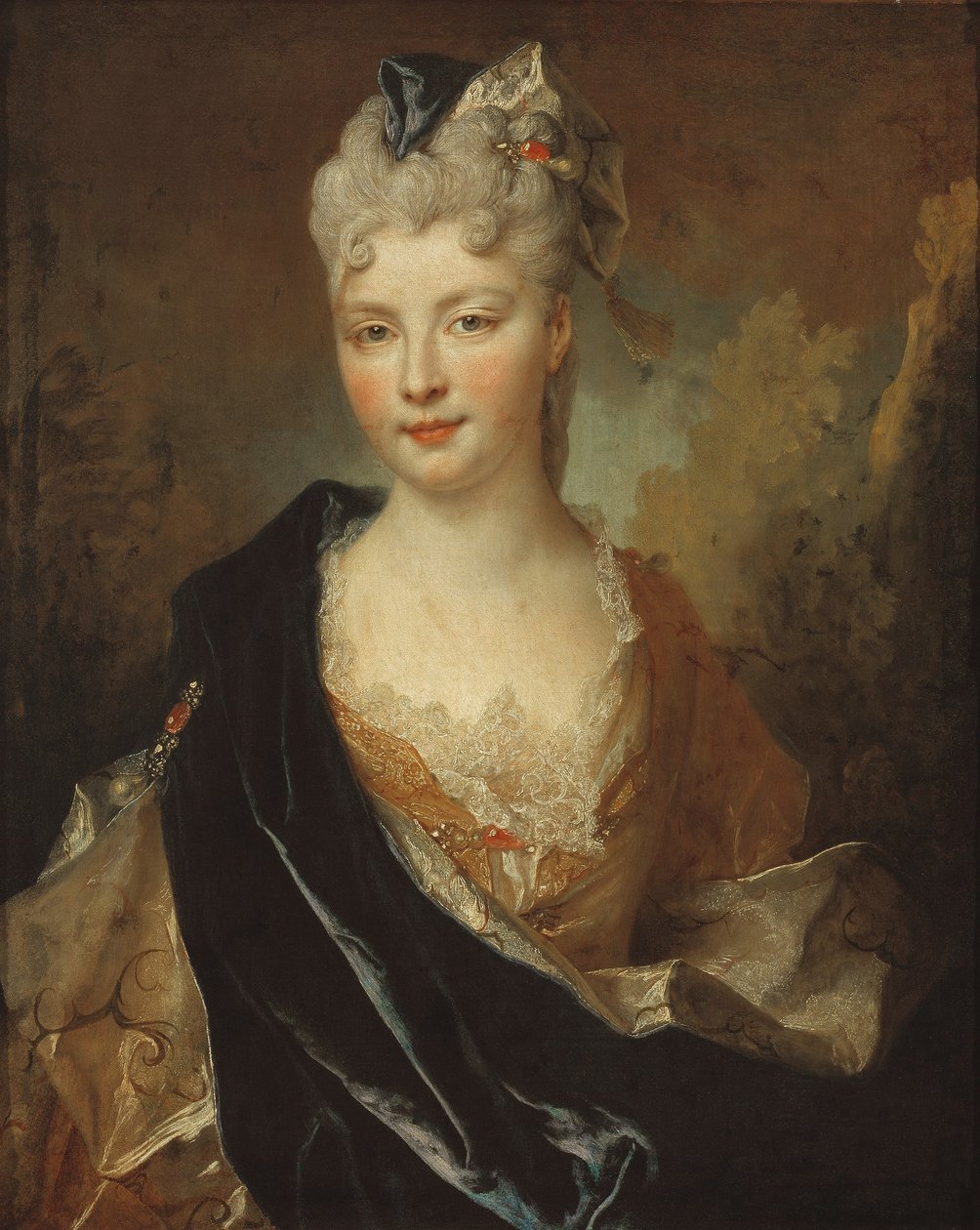 Portret młodej damy autorstwa Nicolas de Largillière