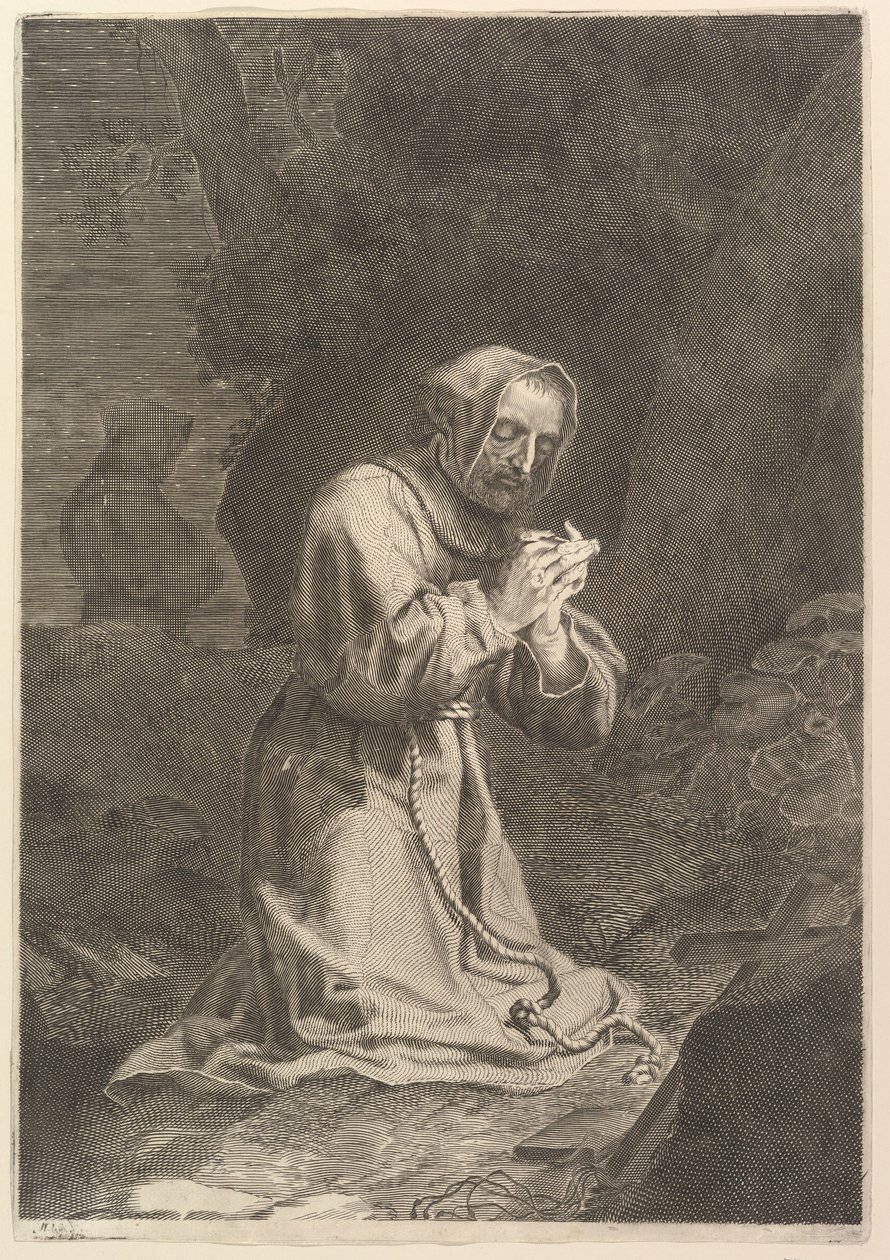św. Franciszka z Asyżu. autorstwa Nicolas Bazin