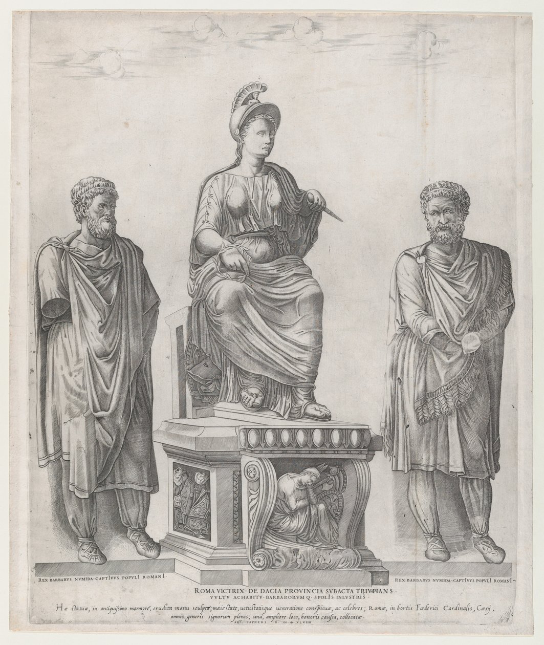 Lustro rzymskiej świetności: Rzym Zwycięski, 1549., 1549. autorstwa Nicolas Beatrizet