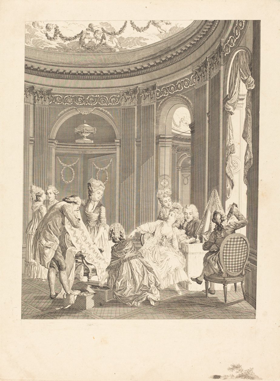 Co mówi opat? autorstwa Nicolas Delaunay after Nicolas Lavreince