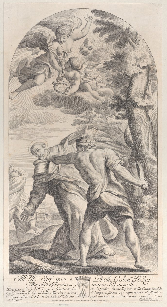 Męczeństwo świętego, 1693., 1693. autorstwa Nicolas Dorigny