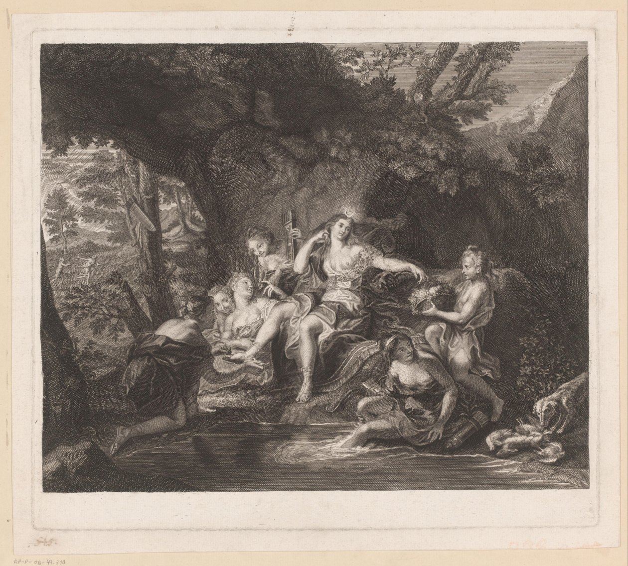 Kąpiel Diany autorstwa Nicolas Gabriel Dupuis (attributed to)