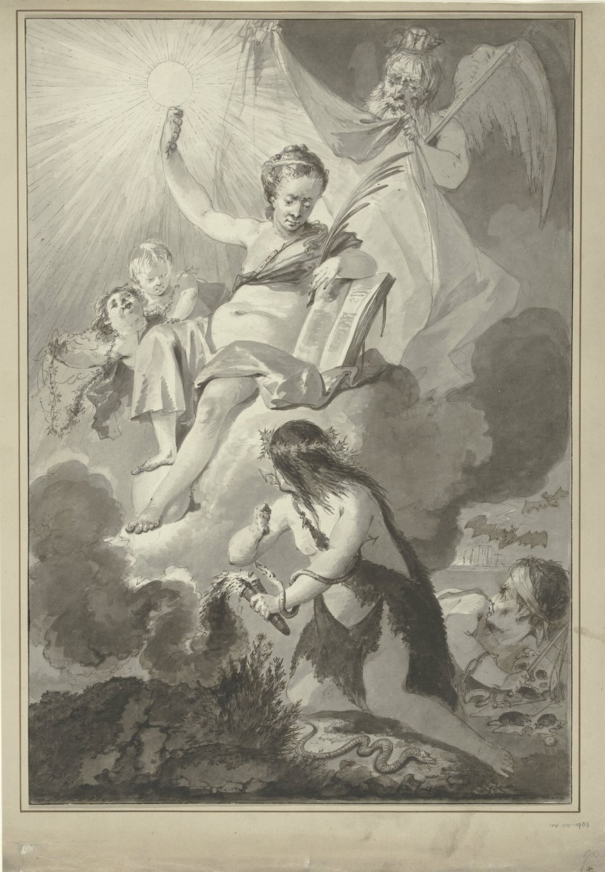 Czas objawia prawdę autorstwa Nicolas Joseph Delin (possibly)